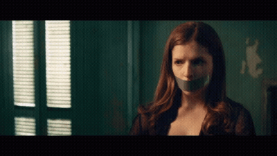 Woman With Duct Tape On Mouth GIF