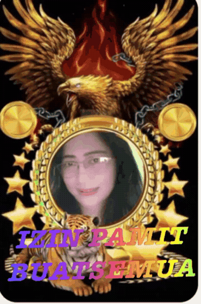 Woman With Eagle And Tiger Buat Semua GIF