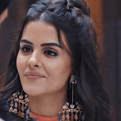 Woman With Earrings And Necklace GIF