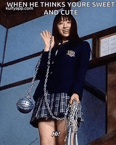 Woman With Eye Patch Looking Down GIF