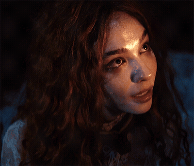 Woman With Eyes Closed GIF