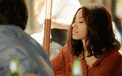 Woman With Eyes Closed GIF