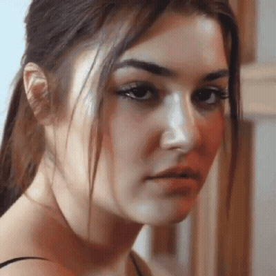 Woman With Eyes Closed GIF