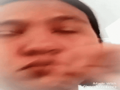 Woman With Eyes Closed And Mouth Open GIF