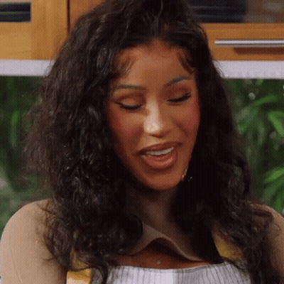 Woman With Eyes Closed And Mouth Open GIF