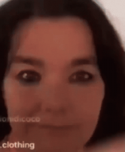 Woman With Eyes Closed Close Up GIF