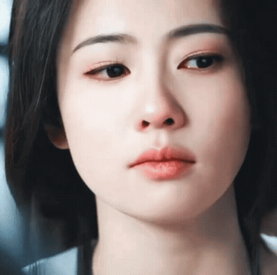 Woman With Eyes Closed Close Up GIF
