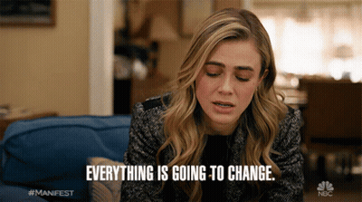 Woman With Eyes Closed Everything Is Going To Change GIF