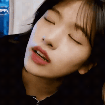 Woman With Eyes Closed GIF