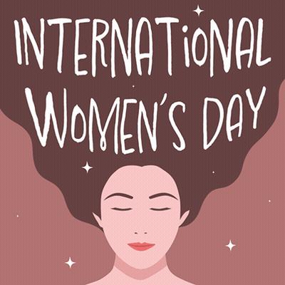 Woman With Eyes Closed International Women's Day