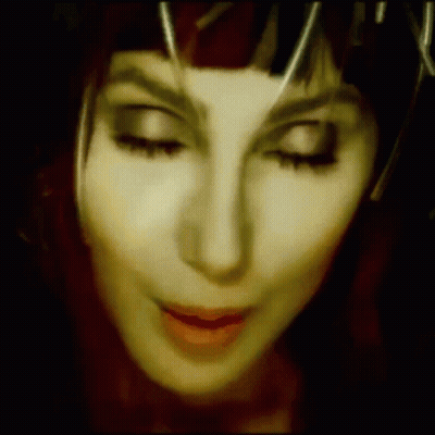 Woman With Eyes Closed GIF