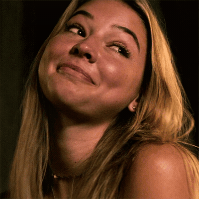 Woman With Eyes Closed GIF