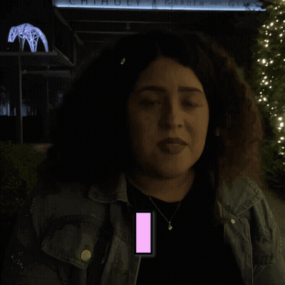Woman With Eyes Closed Power GIF