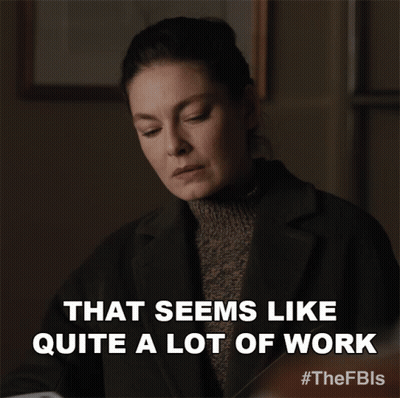Woman With Eyes Closed That Seems Like Quite A Lot Of Work GIF
