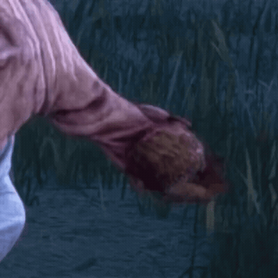 Woman With Face Tattoo Standing GIF