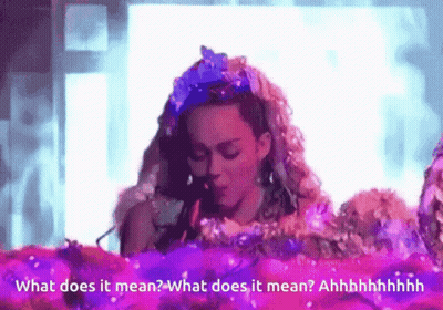 Woman With Flower Crown Says What Does It Mean Ahhhh GIF