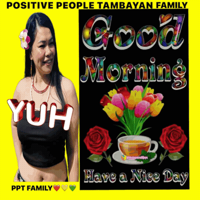 Woman With Flower In Hair Saying Good Morning GIF