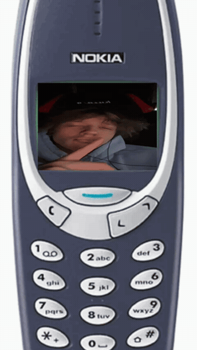 Woman With Glasses And Hat Holding Flip Phone GIF