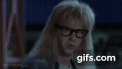Woman With Glasses And Wig At Gifs.com Sign GIF