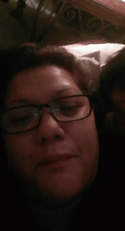 Woman With Glasses Close Up GIF