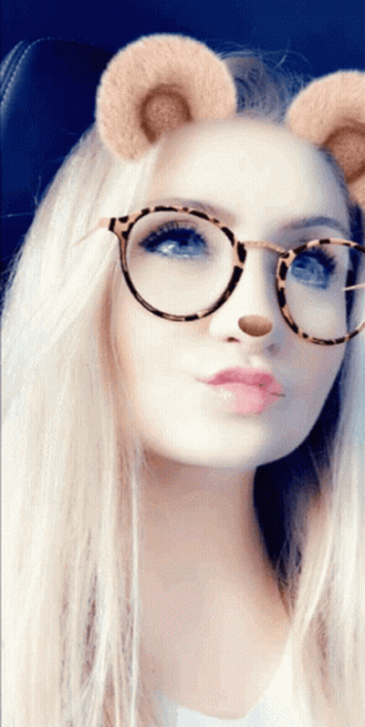 Woman With Glasses Fake Nose And Ears GIF