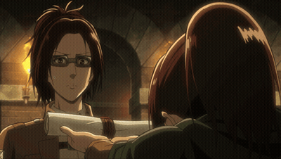 Woman With Glasses Holding Paper GIF