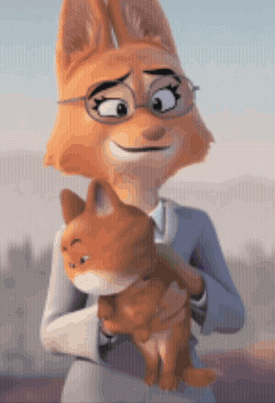 Woman With Glasses Holding Small Cat GIF