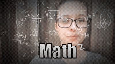 Woman With Glasses Math Equations Math 2 GIF