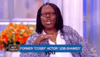 Woman With Glasses On Hot Topics Show GIF