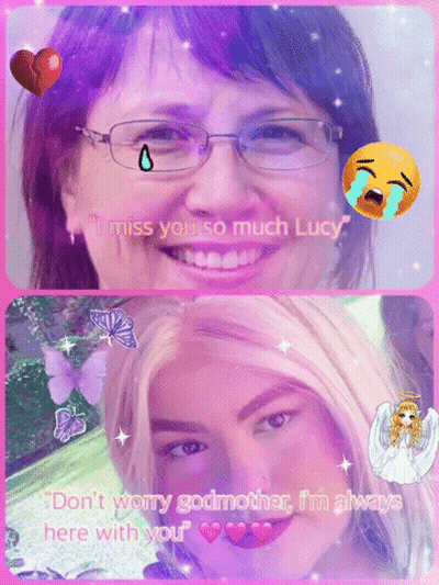 Woman With Glasses Saying I Miss You Lucy GIF