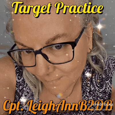 Woman With Glasses Saying Target Practice GIF