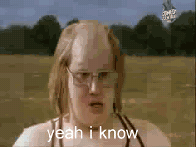Woman With Glasses Saying Yeah I Know GIF