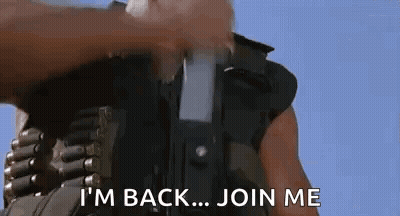 Woman With Glasses Says Guns Out GIF