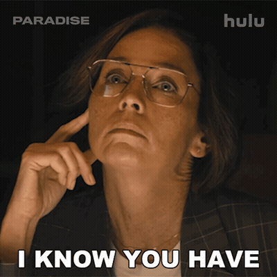 Woman With Glasses Says I Know You Have GIF