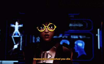 Woman With Glasses Says Impossible I Watched You Die GIF