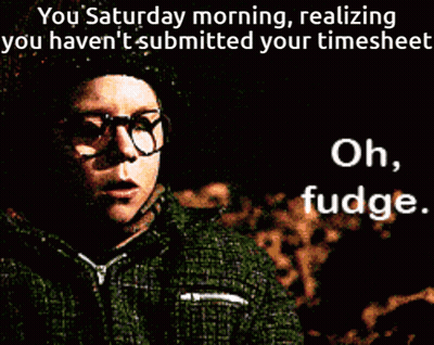 Woman With Glasses Says Oh Fudge GIF