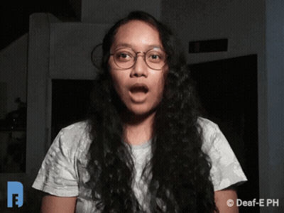 Woman With Glasses Surprised GIF