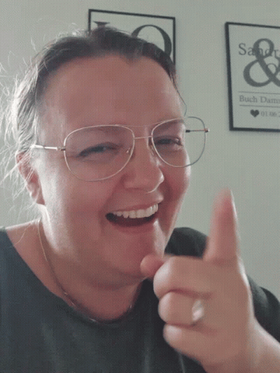 Woman With Glasses Thumbs Up Buch Deine Sign GIF