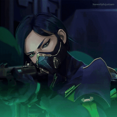 Woman With Green Eyes Mask And Gun Honestlyitsjustsam GIF