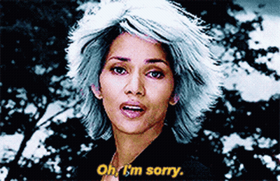 Woman With Grey Hair Says Oh I'm Sorry GIF