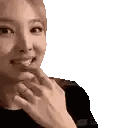 Woman With Hand On Chin Sticker