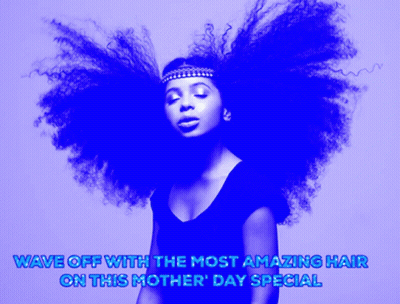 Woman With Headband Wave Off Amazing Hair Mother's Day Special GIF