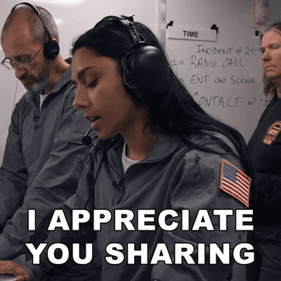 Woman With Headphones American Flag I Appreciate You Sharing GIF