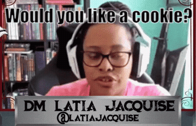 Woman With Headphones And Glasses DM Latia Jacquise GIF