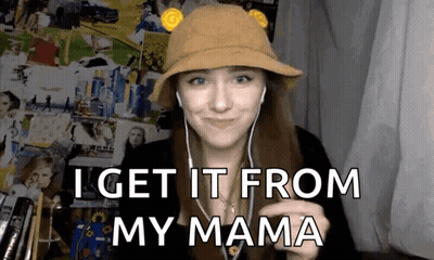Woman With Headphones And Hat On Video Call GIF