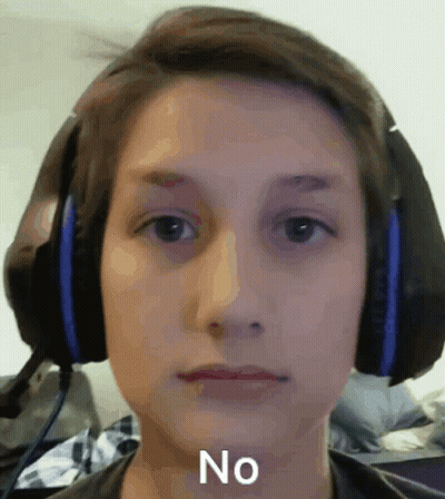 Woman With Headphones Funny Face No GIF