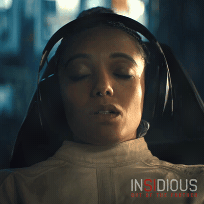 Woman With Headphones Insidious Out Of The Future GIF