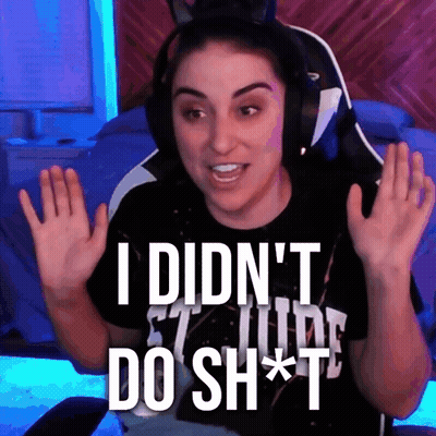 Woman With Headphones Says I Didn't Do Sh*t