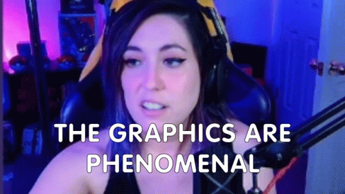 Woman With Headphones Sitting At Microphone GIF