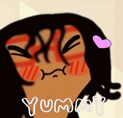 Woman With Heart In Mouth Yummy GIF